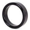 Kiotos Cockring en aluminium Circle 15mm Noir